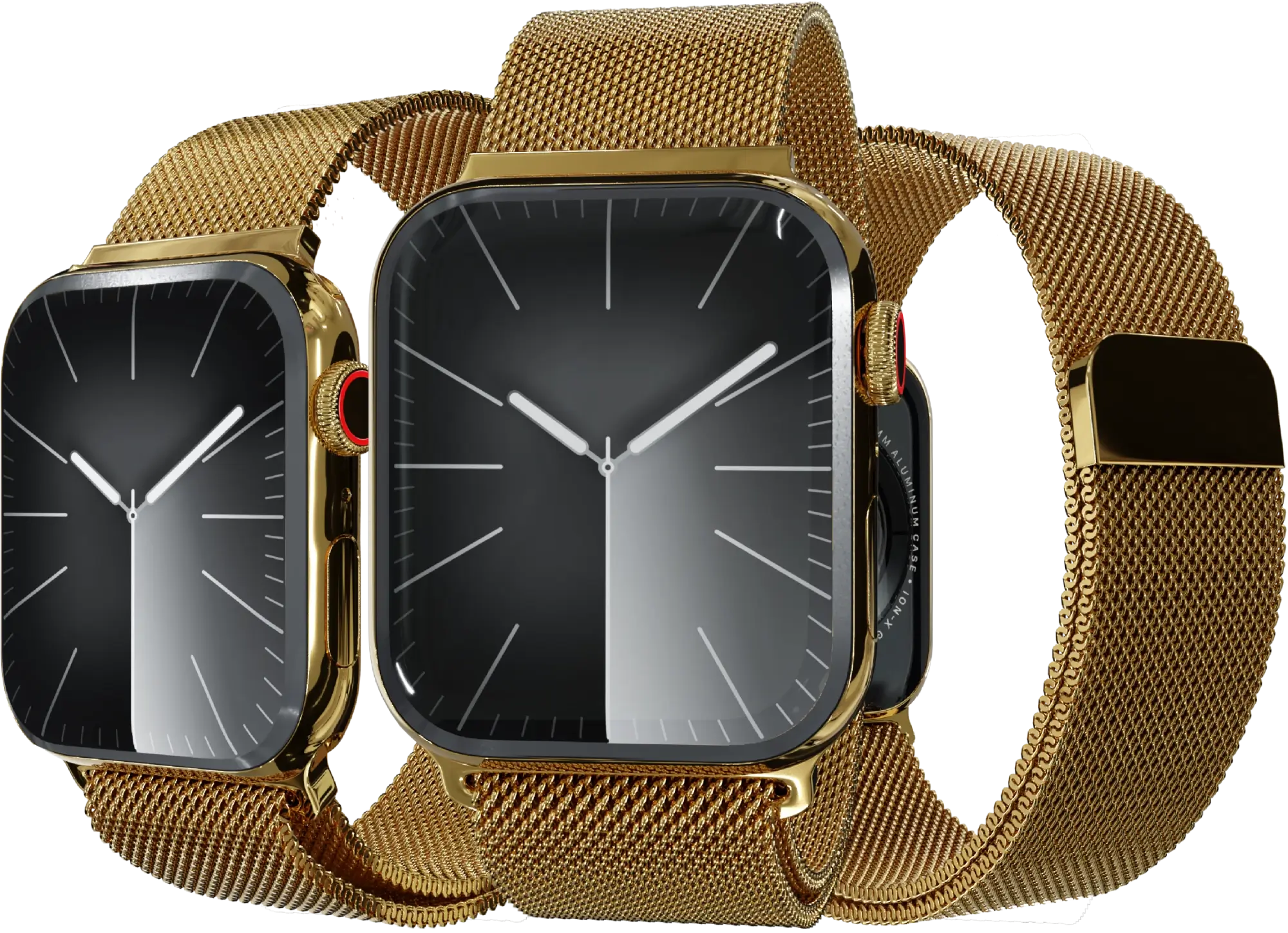 Apple Watch 10 – 24k Gold with Milanese Strap