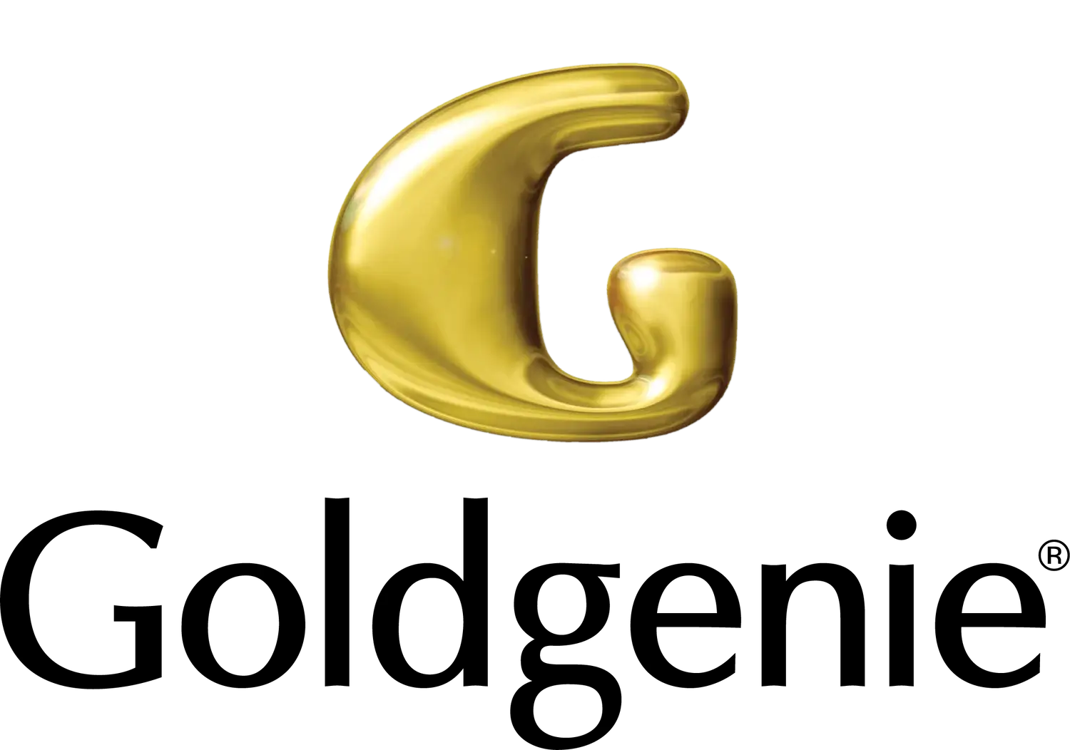 Goldgenie black logo vertical HD