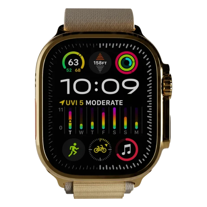 Ultra 3 Watch with Alpine Loop Band 24k Gold Customize