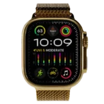 Ultra Watch 3 Titanium Milanese Loop 24k Gold Customize