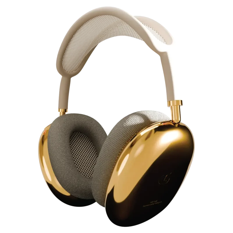 24k Gold Apple AirPods Max Starlight