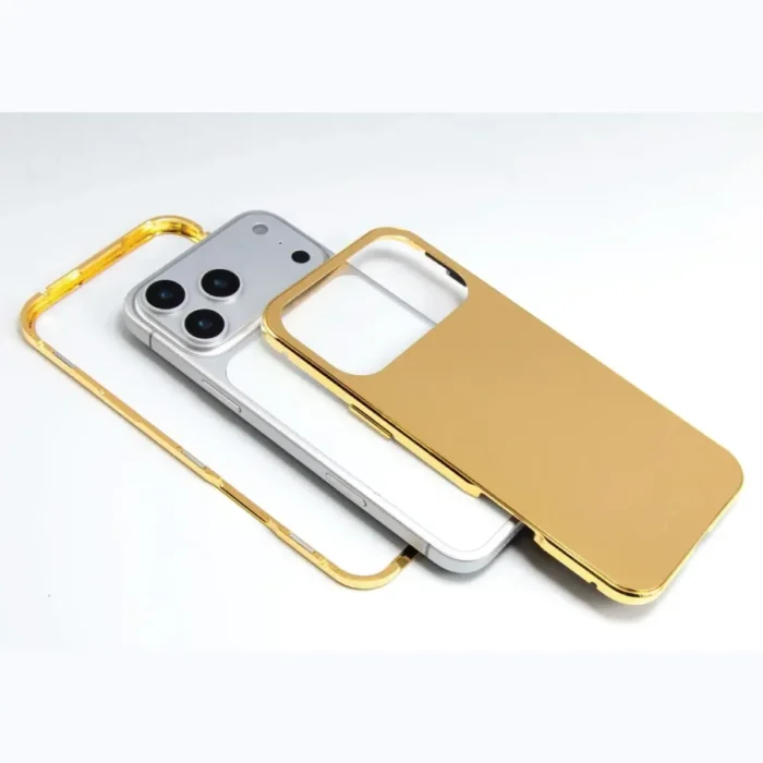 24k Gold iPhone 17 Pro & Pro Max Custom Cover 2