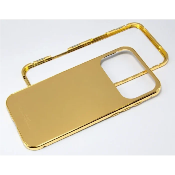 24k Gold iPhone 17 Pro Pro Max Custom Cover Back Side 3