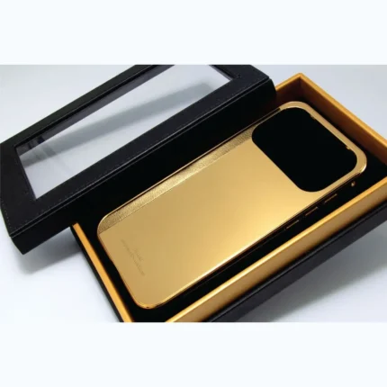 24k Gold iPhone 17 Pro & Pro Max Custom Cover by Goldgenie