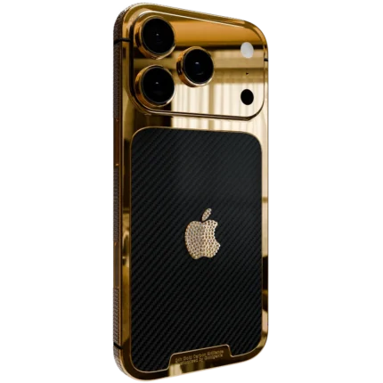 24K Gold Carbon Brilliance iPhone 17 Pro & Pro Max