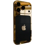 24K Gold Carbon Diamond iPhone 17 Pro & Pro Max