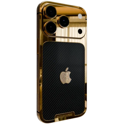24K Gold Carbon Diamond iPhone 17 Pro & Pro Max