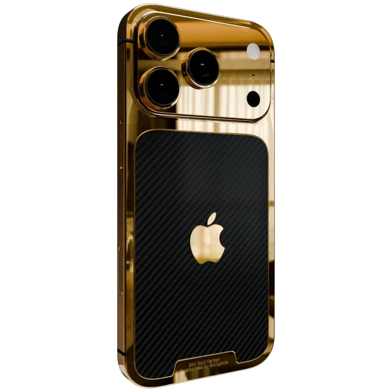 24K Gold Carbon iPhone 17 Pro & Pro Max
