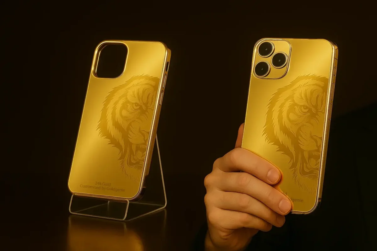 24K Gold iPhone Protection Cases