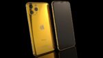 24k gold iphone 11 pro max with diamond logo bezel new 1.jpg