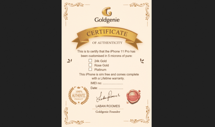 GGCOA 24k Gold Rose Gold and Platinum plated iPhone 11 Pro 960.png
