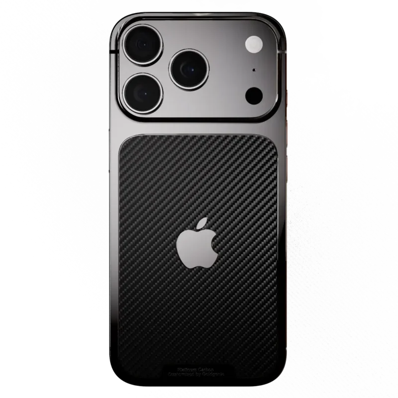 Platinum Carbon iPhone 17 back