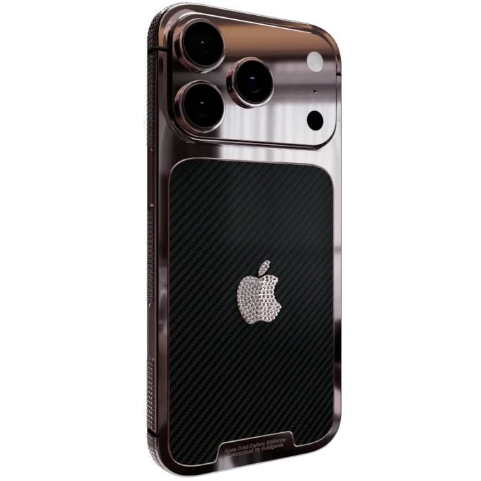 Rose Gold Carbon Brilliance iPhone 17 Pro & Pro Max