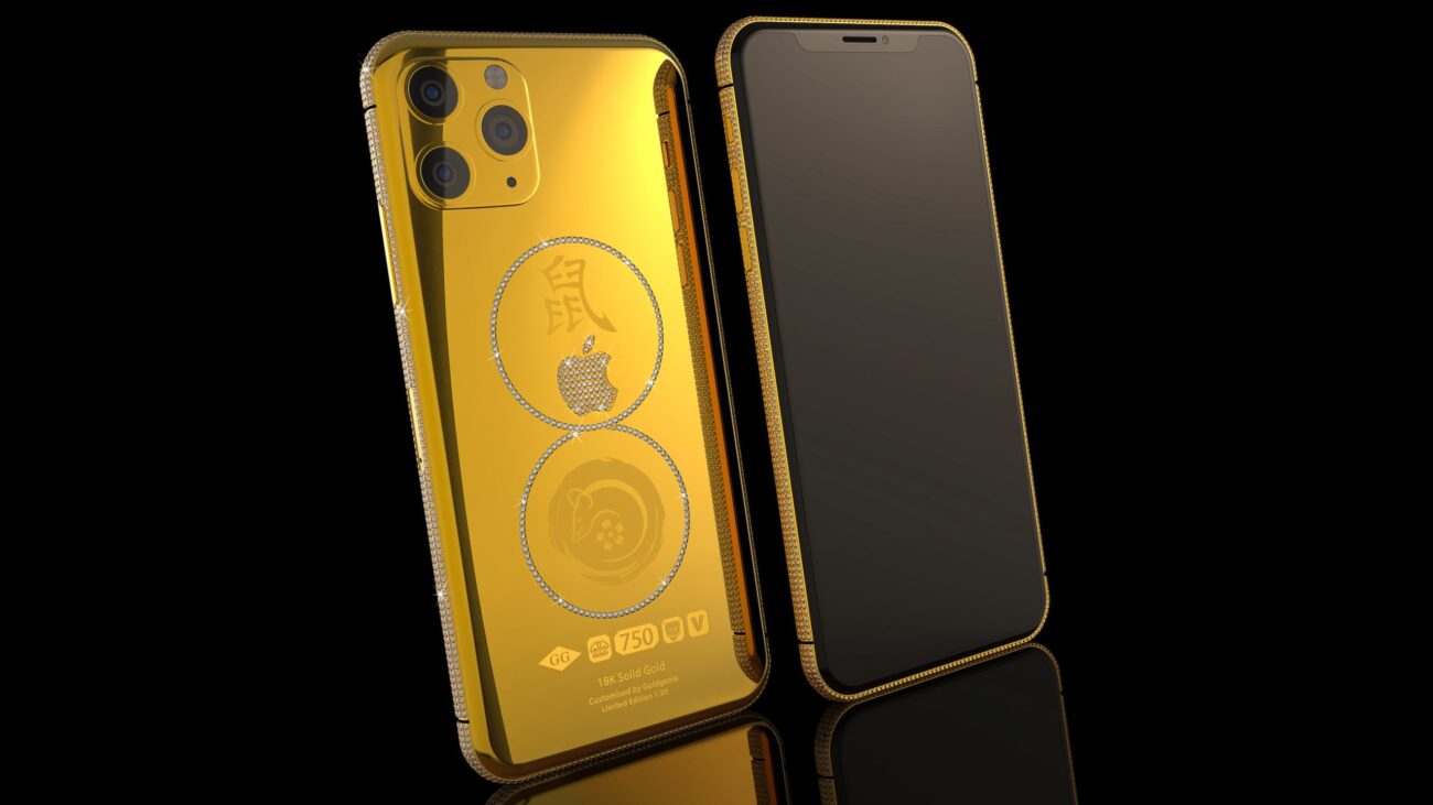 Year of the Rat Diamond and 18k solid Gold iPhone 11 Pro 1 2 scaled 1.jpg