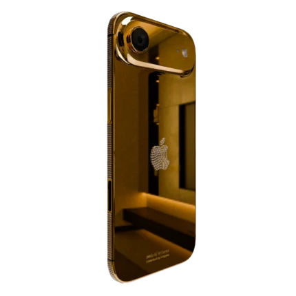24K Gold Diamond Bezel & Logo iPhone Air