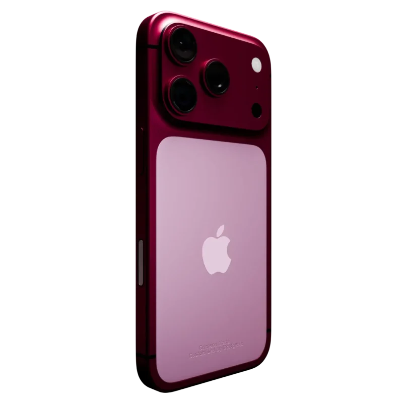 goldgenie matte anodised iphone 17 crimson matte pro pro max
