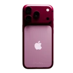 goldgenie matte anodised iphone 17 crimson matte pro pro max rear view