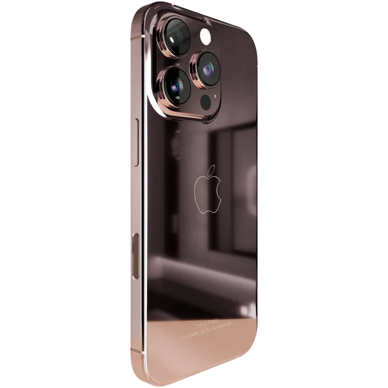 Luxury iPhones customised in 24k gold by Goldgenie