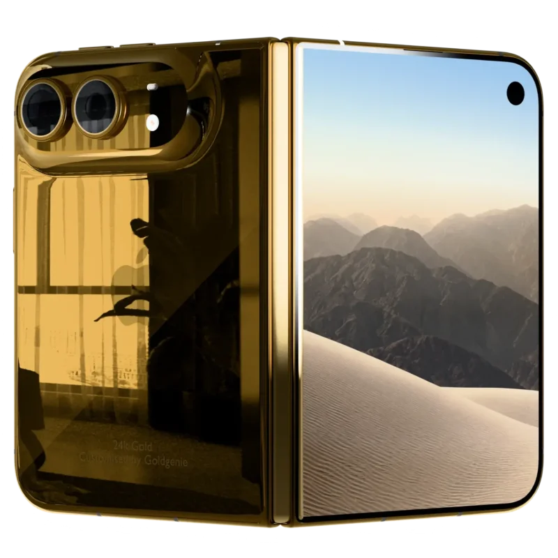 24k Gold iPhone Duo by Goldgenie