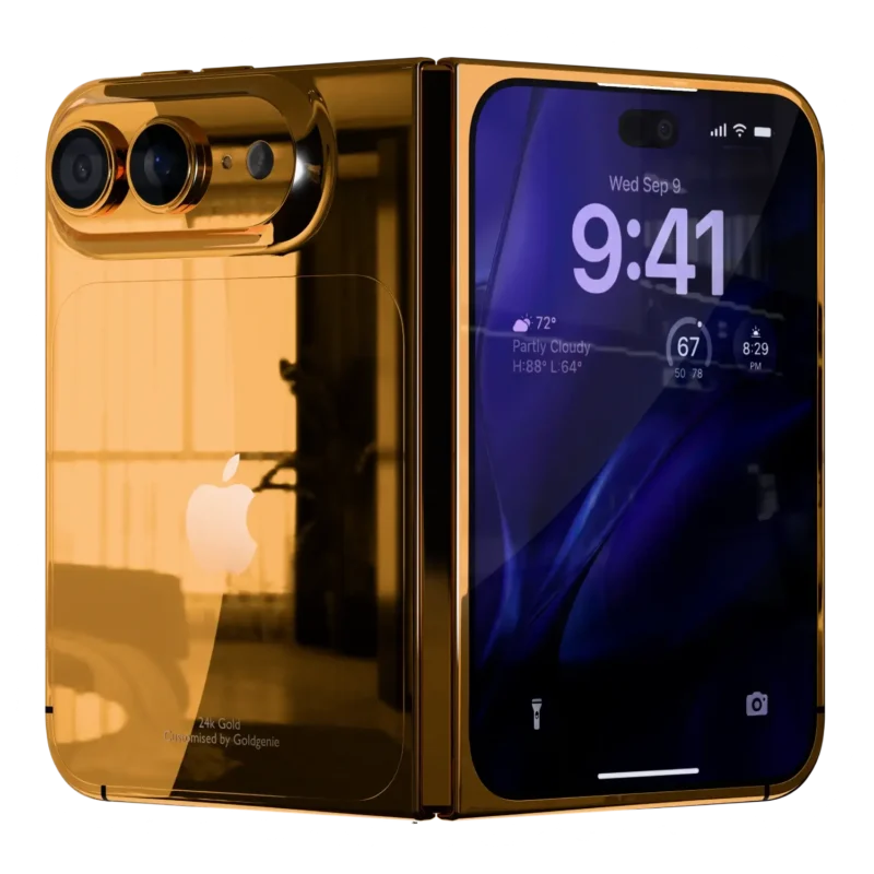 24k Gold iPhone Fold