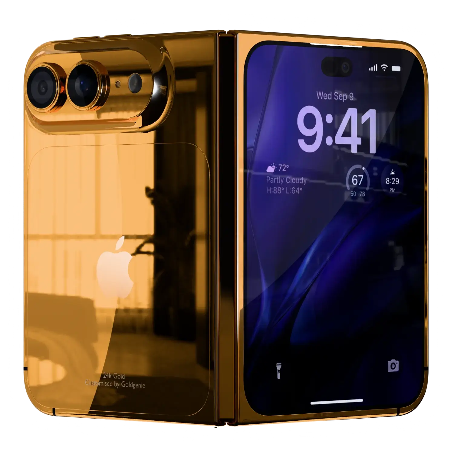 24k Gold iPhone Fold