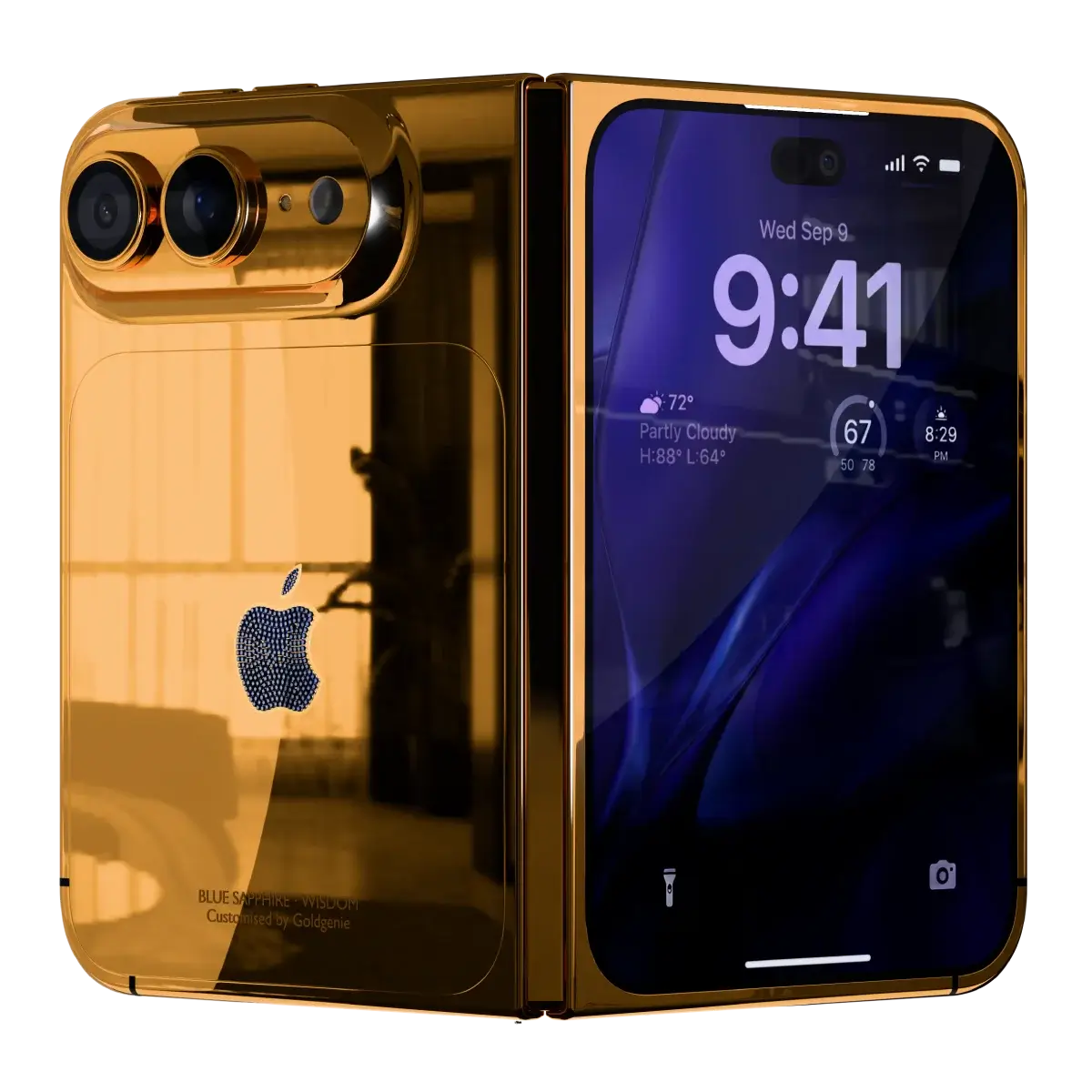BLUE SAPPHIRE WISDOM iPhone Fold