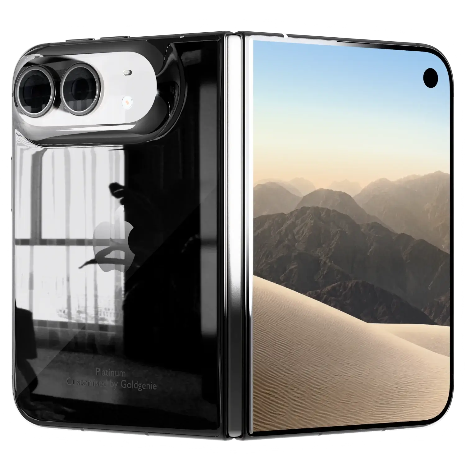 Platinum iPhone Duo by Goldgenie