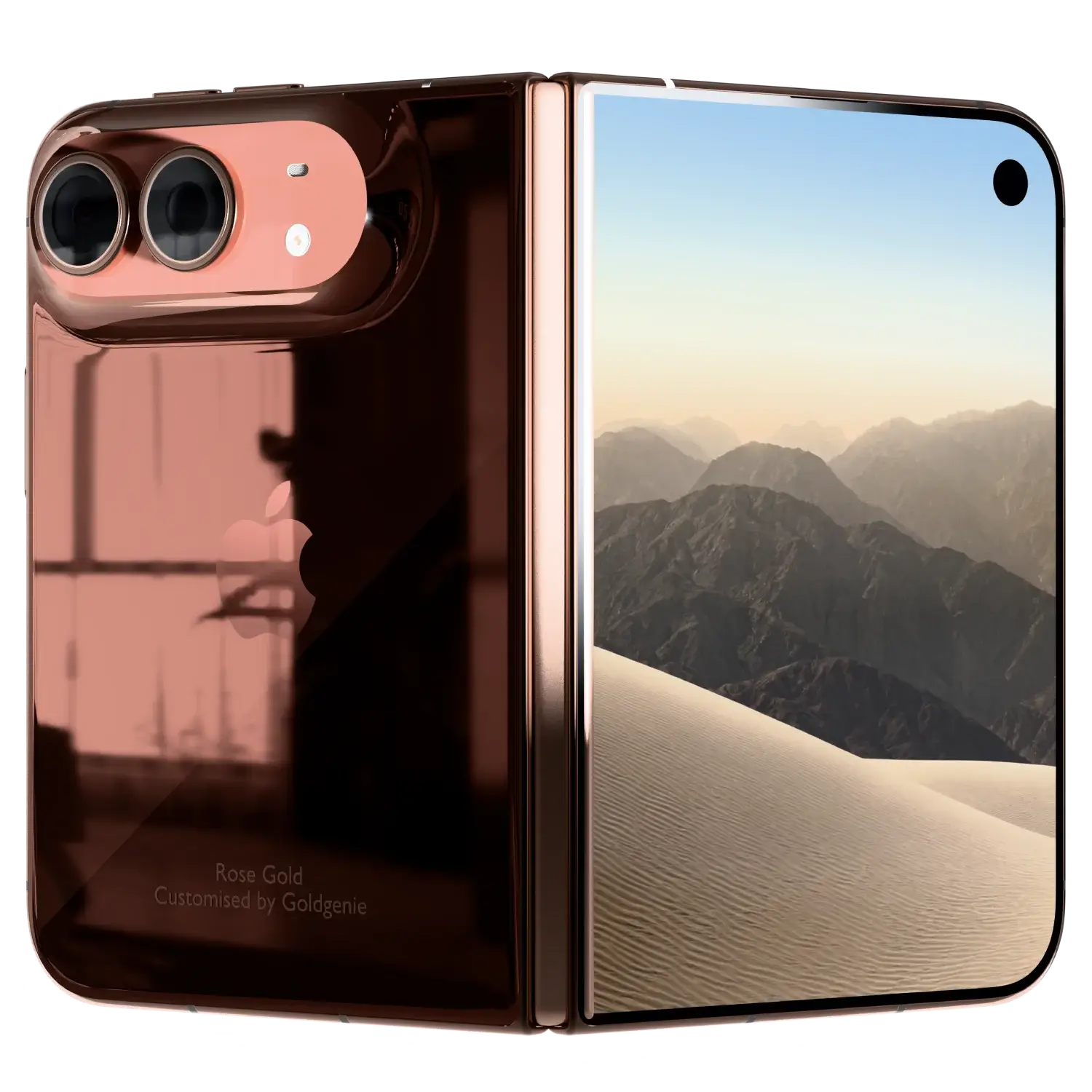 Rose Gold iPhone Duo by Goldgenie