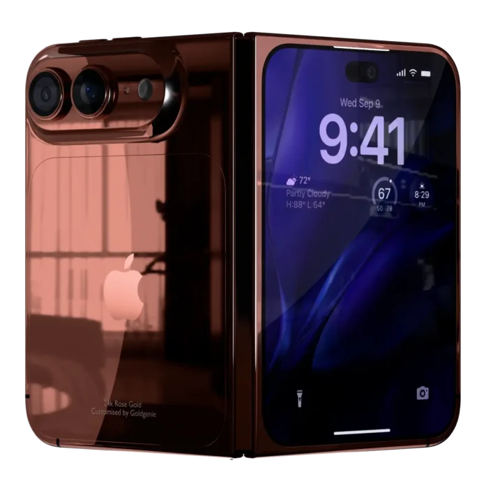 Rose Gold iPhone Fold