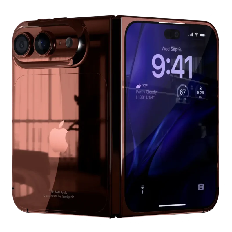 Rose Gold iPhone Fold