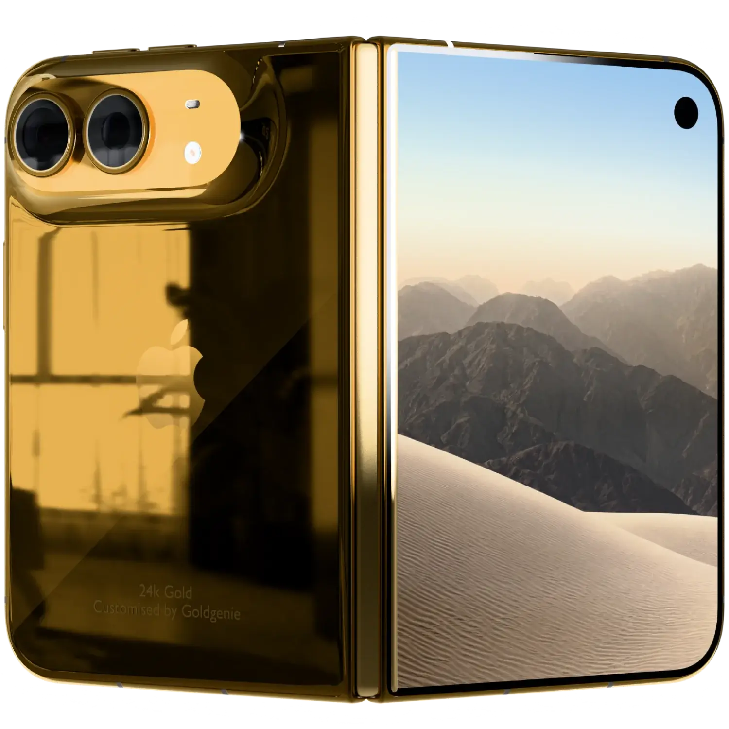 24K Gold iPhone Duo by Goldgenie