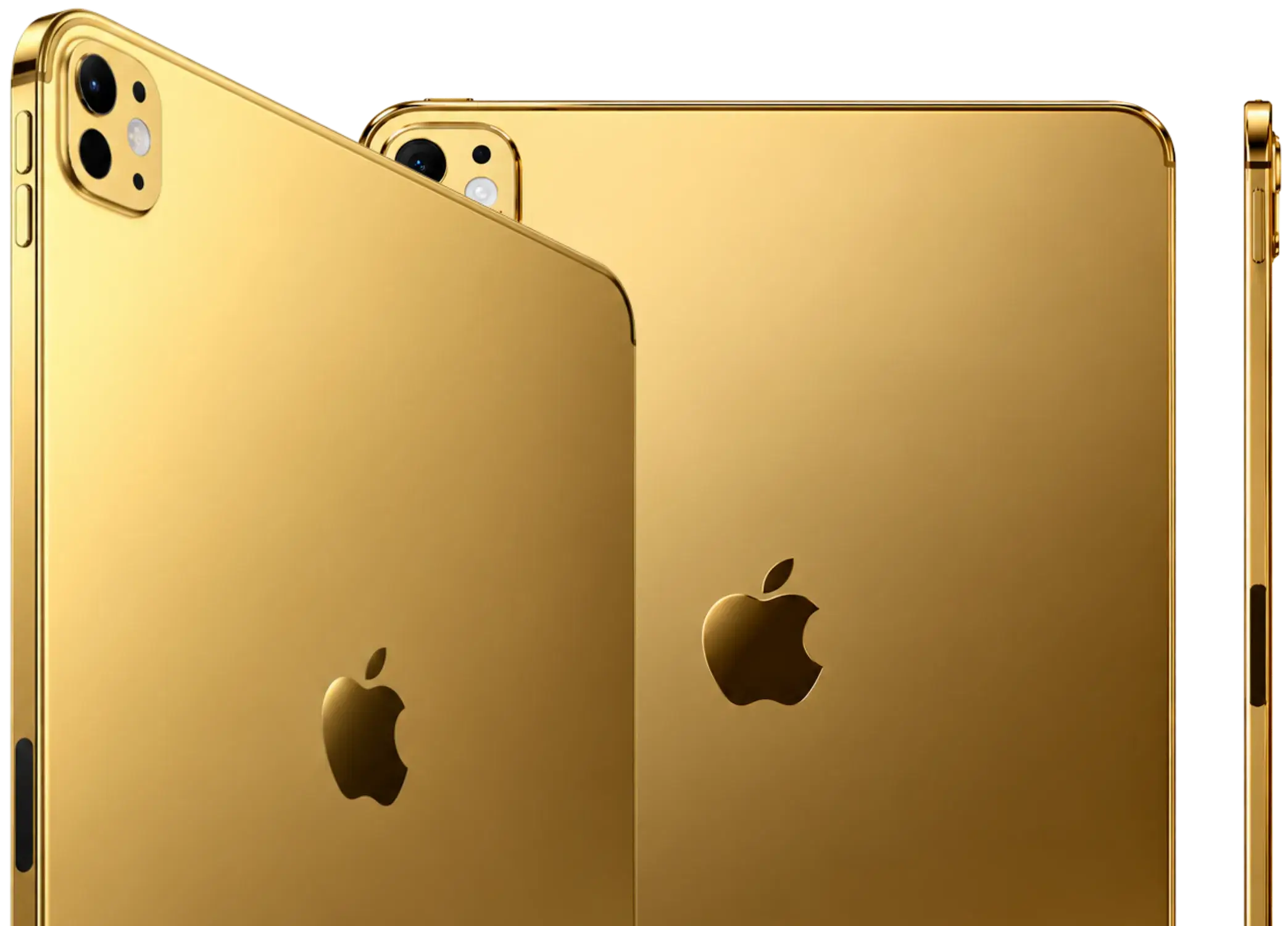 Goldgenie iPad Pro & Air Range in 24K Gold, Rose Gold and Platinum finishes