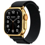 goldgenie 24k gold apple watch ultra 4 24k gold alpine loop angled