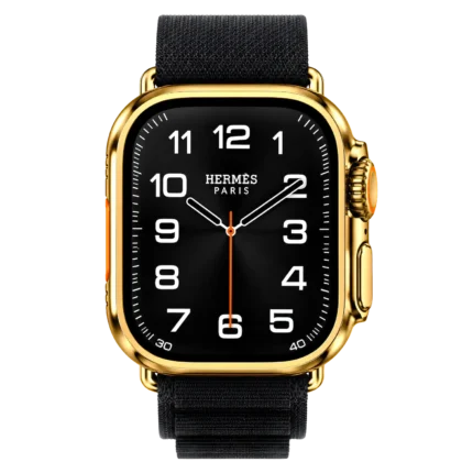 24K Gold Apple Watch Ultra 4 by Goldgenie — 24k Gold finish with Alpine loop