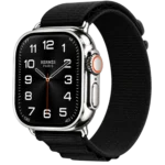 goldgenie 24k gold apple watch ultra 4 platinum alpine loop angled