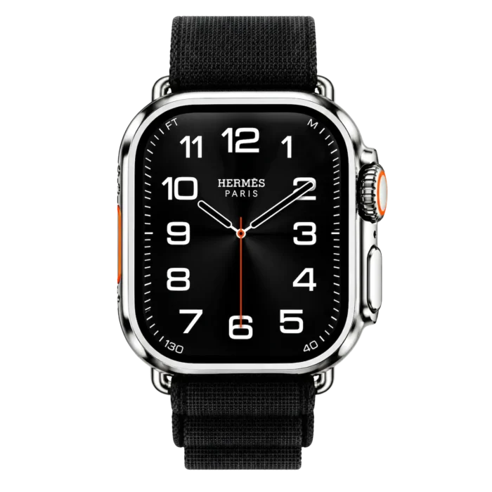 24K Gold Apple Watch Ultra 4 by Goldgenie — Platinum finish with Alpine loop