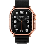 24K Gold Apple Watch Ultra 4 by Goldgenie — Rose Gold finish with Alpine loop