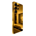Goldgenie Samsung Galaxy S26 Ultra in 24K Gold finish, angled view