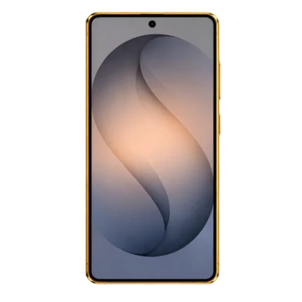 24K gold plated Samsung Galaxy Ultra by Goldgenie — 24K Gold finish, front view