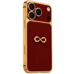 iphone 18 pro max goldgenie infinity oxblood red 24k gold